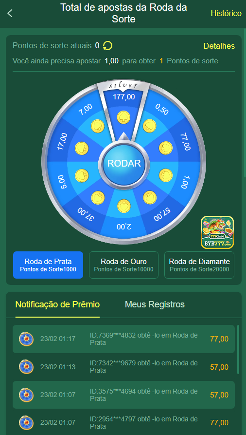 Segurança App byb777.com